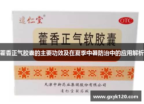藿香正气胶囊的主要功效及在夏季中暑防治中的应用解析